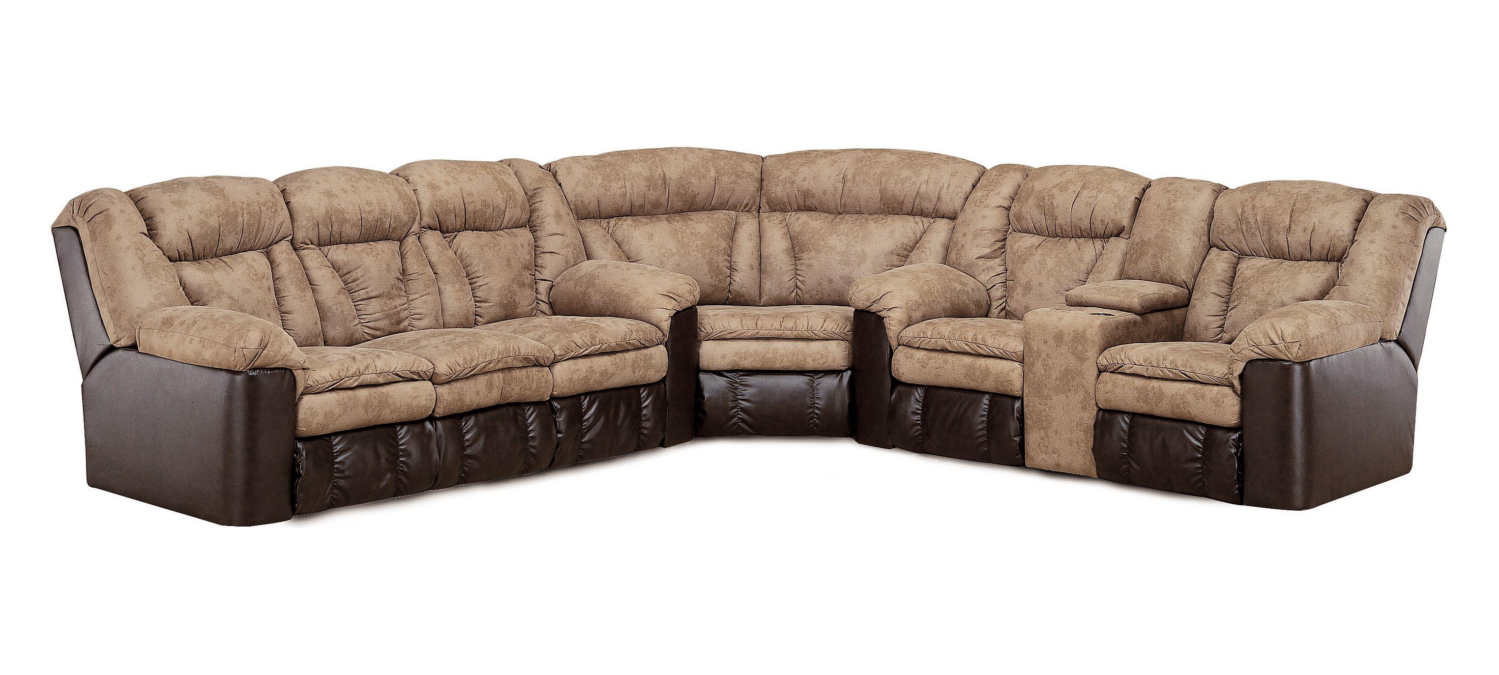 Lane Talon Lane Reclining Sectional Group AHFA Reclining